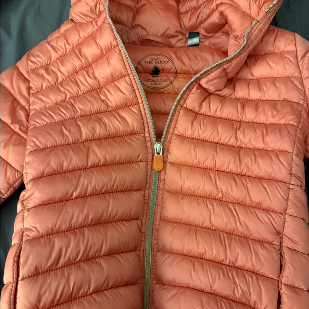 SAVE THE DUCK Pink Quilted Jacket